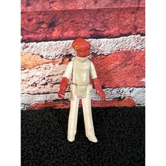 Star Wars Admiral Ackbar Action Figure 1982 Vintage LFL Hong Kong W2 - Picture 1 of 3